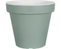 Produktbild: Blumentopf geli E&K Kunststoff Ø 24,5 cm H 22 cm eukalyptus/ weiß