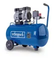 Produktbild: Scheppach Super Silent Doppelzylinder Kompressor HC52Si | Arbeitsdruck 8 bar | Kesselvolumen 50 L | Leistung 1100 W, 230 V~ / 50 Hz | Ansaugleistung 230 L/min | Ölfrei