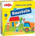 Produktbild: HABA Meine ersten Spiele – Baustelle: Zuordnungs- und Memospiel mit Kullerbü-Fahrzeug und Vorlesegeschichte, Baugeschichten für Kinder ab 2 Jahren – 1305211001