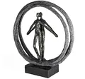 Produktbild: Casablanca - Skulptur - Figur - Dekofigur - Paar im Ring - Poly - Farbe: Bronze Höhe 40 cm