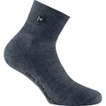 Produktbild: Rohner Fibre Light Quarter Braun - Merino Funktionelle komfortable Outdoorsocken, Größe EU 36-38 - Farbe Braun Mele