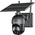 Produktbild: Xega 3G 4G LTE Überwachungskamera Solar PTZ IP Kamera 2K
