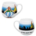 Produktbild: TASSE BECHER KUSCHELBECHER ASTERIX ICH BIN NICHT DICK PORZELLAN 420ML KÖNITZ NEU