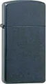 Produktbild: ZIPPO Original Feuerzeug Slim / Messing Schwarz matt / Geschenketui