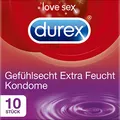 Produktbild: Durex Gefühlsecht Extra Feucht Kondome, 10 Stück