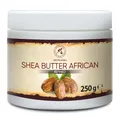 Produktbild: Sheabutter 250g - Butyrospermum Parkii - Raffiniert - Körperbutter - Karité Body Butter - Emollient - Shea Butter - für Sehr Trockene Haut - Haarkur - Hautpflege - Nägelpflege - Handpflege - Massage