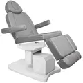 Produktbild: Activeshop Azzurro 708A Pedi Kosmetikliege Massageliege Massagetisch Massagestuhl Grau bis 200 kg belastbar Premium-PU-Leder mit 3 motoren 190 x 88 x (59-91) cm (L x W x H)
