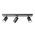 Produktbild: Brilliant Jello LED Spotbalken 3flg schwarz matt, Metall, 3x LED, GU10, 5 W, LED