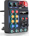 Produktbild: PXN CB1 Button Box – PC Seitenkonsole, 19 Tasten & Schalter, RGB-Beleuchtung, Seiten-Steuerbox für Sim-Racing-, Lkw-, LS- und Flug-Spiele, Zubehör für Lenkrad und Joystick, nur für PC