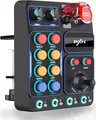 Produktbild: PXN CB1 Button Box – PC Seitenkonsole, 19 Tasten  Schalter, RGB-Beleuchtung