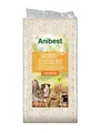 Produktbild: Anibest Kleintierstreu, 100% natürliche Einstreu für Kaninchen, Hamster, Meerschweinchen & Co, saugfähige Weichholzspäne, staubfrei & geruchsbindend, 20 kg/ 500 l