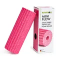 Produktbild: BLACKROLL® MINI FLOW Faszienrolle (15 x 5 cm), kleine Fitness-Rolle mit geriffelter Oberfläche, handliche Massagerolle für unterwegs, im Büro oder Fitnessstudio, mittlere Härte, Made in Germany, Pink