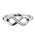 Produktbild: Cai Damen Ring 925/- Sterling Silber rhodiniert Topas weiß 0,320ct 132270514