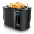 Produktbild: Touch Toaster 2 Scheiben Edelstahl  Touchpanel  digital Display Restzeitanze...