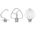 Produktbild: KitchenAid Edelstahlwerkzeuge 3er Set 5KSM5TH3PSS für Artisan & Classic (Neu)