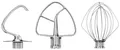 Produktbild: Kitchenaid 5KSM5TH3PSS Edelstahlrührer, Silber