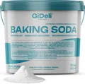 Produktbild: GiDeli Natron Pulver 10kg Eimer Baking Soda E500ii Natriumbicarbonat