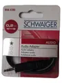 Produktbild: Schwaiger Audio Adapter KHA 4280 0,2m Schwarz Klinke Kabel