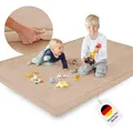 Produktbild: BabybeFun Krabbelmatte Baby - kuschelig weich - 3cm Dicke Spielmatte - schützt vor Stößen - Teppich Kinderzimmer 150x200cm - rutschfeste Schaumstoffmatte - Spielteppich Kinder - Krabbeldecke warm