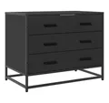 Produktbild: vidaXL Kommode Schubladenschrank Schwarz 70x41x56 cm Holzwerkstoff (1 St)