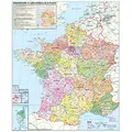 Produktbild: Frankreich Postleitzahlenkarte