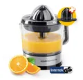 Produktbild: GOURMETmaxx Zitruspresse Elektrische Zitruspresse Für bis zu 700 ml Saft, 40 W, 2 Pressaufsätze für frisch-gepressten Saft aus Orangen,Grapefruits etc