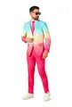 Produktbild: OppoSuits Herrenanzug - Funky Faded Rainbow - Pink, Blau, Gelb - Partykostüm-Outfit
