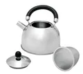 Produktbild: Wasserkessel Kessel 1 L Edelstahl Teekessel mit Sieb 310f562 NEU
