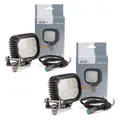 Produktbild: 2x HELLA S3000 1GA357109002 Arbeitsscheinwerfer Arbeitsleuchte LED 12/24V 3000lm