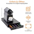 Produktbild: Amazon Basics Schubladenbox für Nespresso Kapseln 50 Stk 4.5kg Schwarz