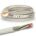 Produktbild: 10 Meter Lapp Kabel 0034802 LiYCY 2x0,1 mm² Datenleitung 1 Ader Steuerleitung