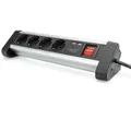Produktbild: Digitus 4-fach Office-Steckdosenleiste mit 2x USB-Anschlüssen