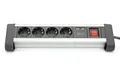 Produktbild: DIGITUS DA-70614 Steckdosenleiste 4x Schutzkontakt 2x USB-A Ports Schalter