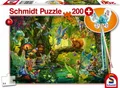 Produktbild: 200 Teile Schmidt Spiele Kinder Puzzle Feen im Wald mit Feenstab 56333