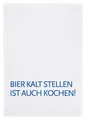 Produktbild: 17:30 Hamburg, Geschirrtuch weiß, Hopfenkoch in Blau