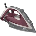 Produktbild: Tefal Dampfbügeleisen Smart Protect Plus, 2800W, kontinuierliche Dampfabgabe von bis zu 40 g/Min., automatische Abschaltung, Vertikaldampf, Durili... - Dunkelrot