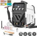 Produktbild: STAHLWERK Schutzgasschweißgerät 2-in-1 Kombi AC/DC WIG 200 ST – WIG & MMA (E-Hand/ARC) bis 200 A, 2T & 4T-Modus, AC WIG-Schweißen für Aluminium