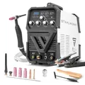 Produktbild: STAHLWERK Schutzgasschweißgerät 2-in-1 Kombi AC/DC WIG 200 ST – WIG & MMA (E-Hand/ARC) bis 200 A, HF-Zündung, Hotstart, Anti-Stick, 2T & 4T-Modus, AC WIG-Schweißen für Aluminium, IGBT-Technologie