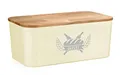 Produktbild: Lashuma Brot Aufbewahrungsbox 36x21 cm mit Deckel, Brotdose eckig, Brotbehälter Beige