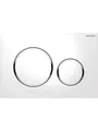 Produktbild: Geberit actuator plate sigma20 for dual flush white