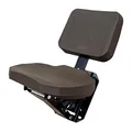 Produktbild: Klara Seats Beifahrersitz Schleppersitz Traktorsitz Notsitz kompatibel für John Deere PVC Braun Schlepper Traktor