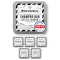 Produktbild: NEU: Störtebekker® Premium Shampoo Bar Active Carbon (6x) | Festes Shampoo Herren & Damen mit Aktivkohle | 3in1 Duschseife Männer | Intensivpflege für Haare & Kopfhaut - vegan, handgefertigt (6x100g)