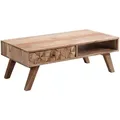 Produktbild: Mid.you Couchtisch, Akazie, Holz, Akazie, massiv, 1 Schubladen, rechteckig, eckig, 50x35x95 cm, Stauraum, offenes Fach, einfacher Aufbau, Wohnzimmer, Wohnzimmertische, Couchtische, Couchtische mit Stauraum