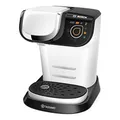 Produktbild: Bosch TAS6004 Tassimo My Way Kapselmaschine (über 70 Getränke, Personalisierung, vollautomatisch, einfache Zubereitung, 1.500 Watt, 1,3L) weiß