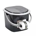 Produktbild: Tragbare Toilette Camping 15,5L Eimer Griff für den Transport BranQ WC-Schüssel