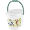 Produktbild: keeeper kids Windeleimer ''karol winnie'', mit Deckel, weiß mit Winnie Puuh Dekor, mit Tragegriff, aus PP,
