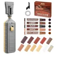 Produktbild: Laminat Reparaturset 24 Stück mit Schmelzwerkzeug und 11 Farben für Holzflächen