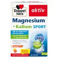 Produktbild: Doppelherz Magnesium + Kalium SPORT Magnesium und Kalium als Beitrag für die normale Muskelfunktion - vegan - 6 x 15 Brausetabletten mit Zitronen-Grapefrucht-Geschmack