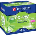 Produktbild: Verbatim CD-RW, 700MB, 12x, 10er Pack (10 x) (43148)