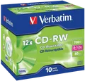 Produktbild: CD-RW 8010 VER - Verbatim CD-RW 700MB/80min, 10er Pack